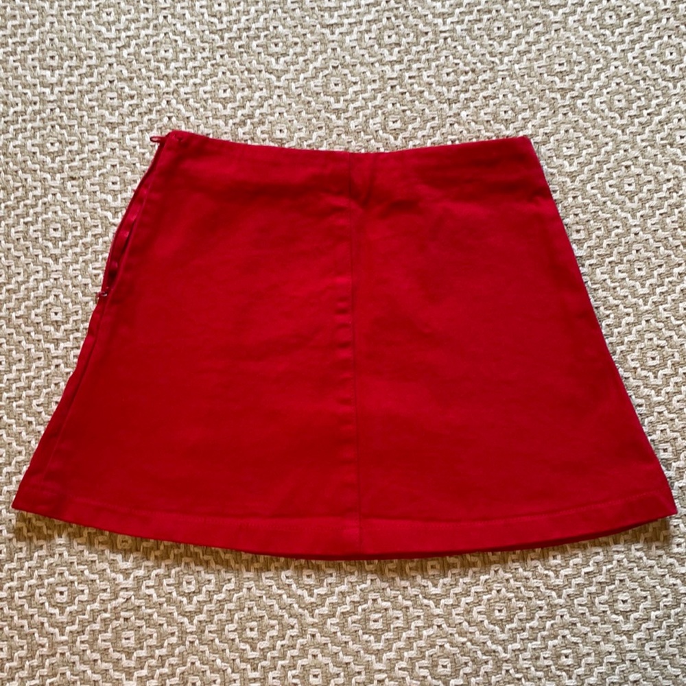 BRANDY MELVILLE - JOHN GALT red denim skirt
